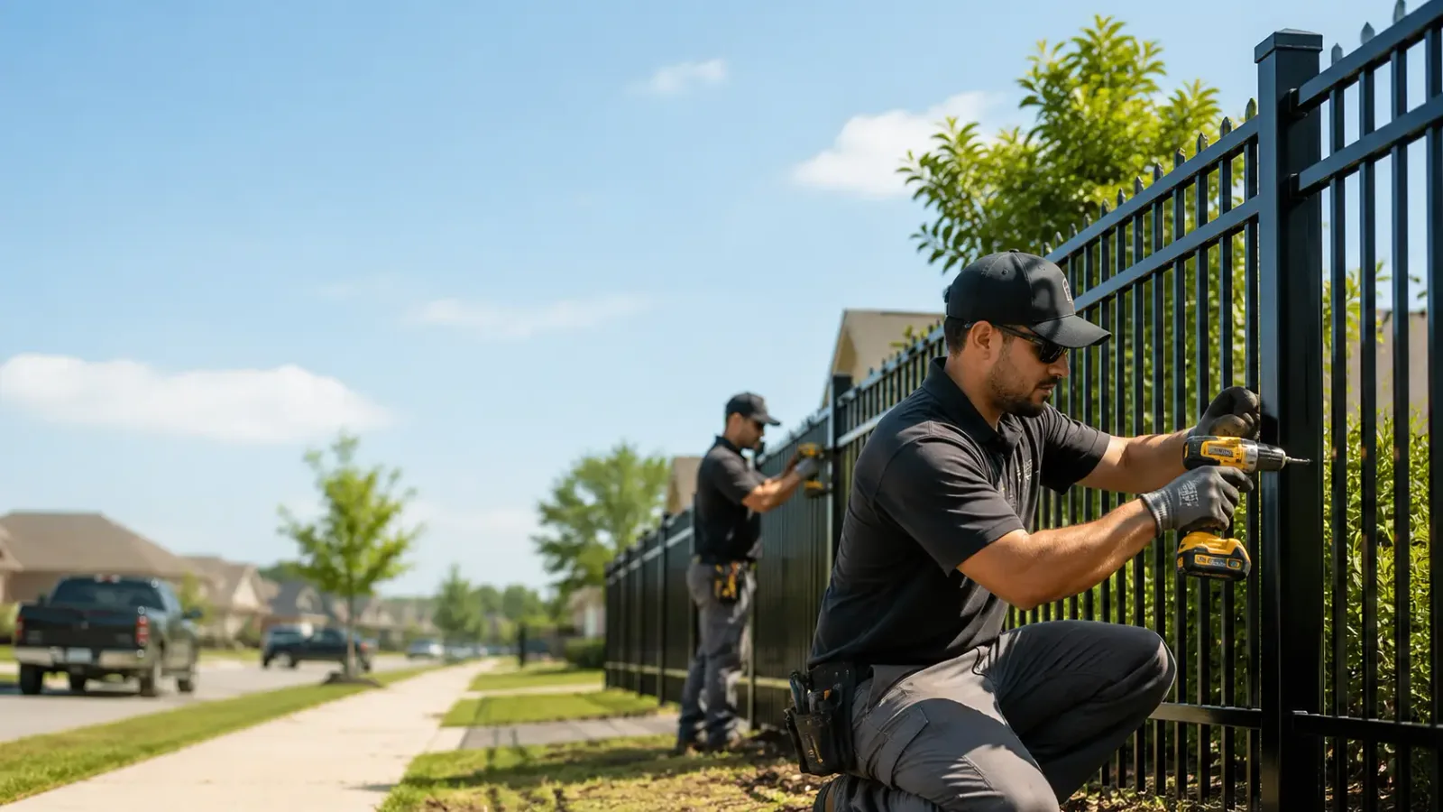 Metal Fence Installation in Marion, AR